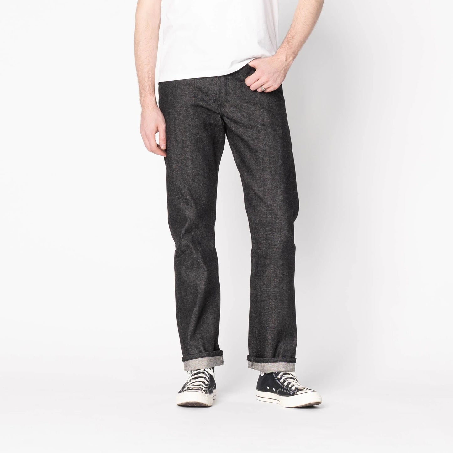 True Guy in Black Yatagarasu Selvedge