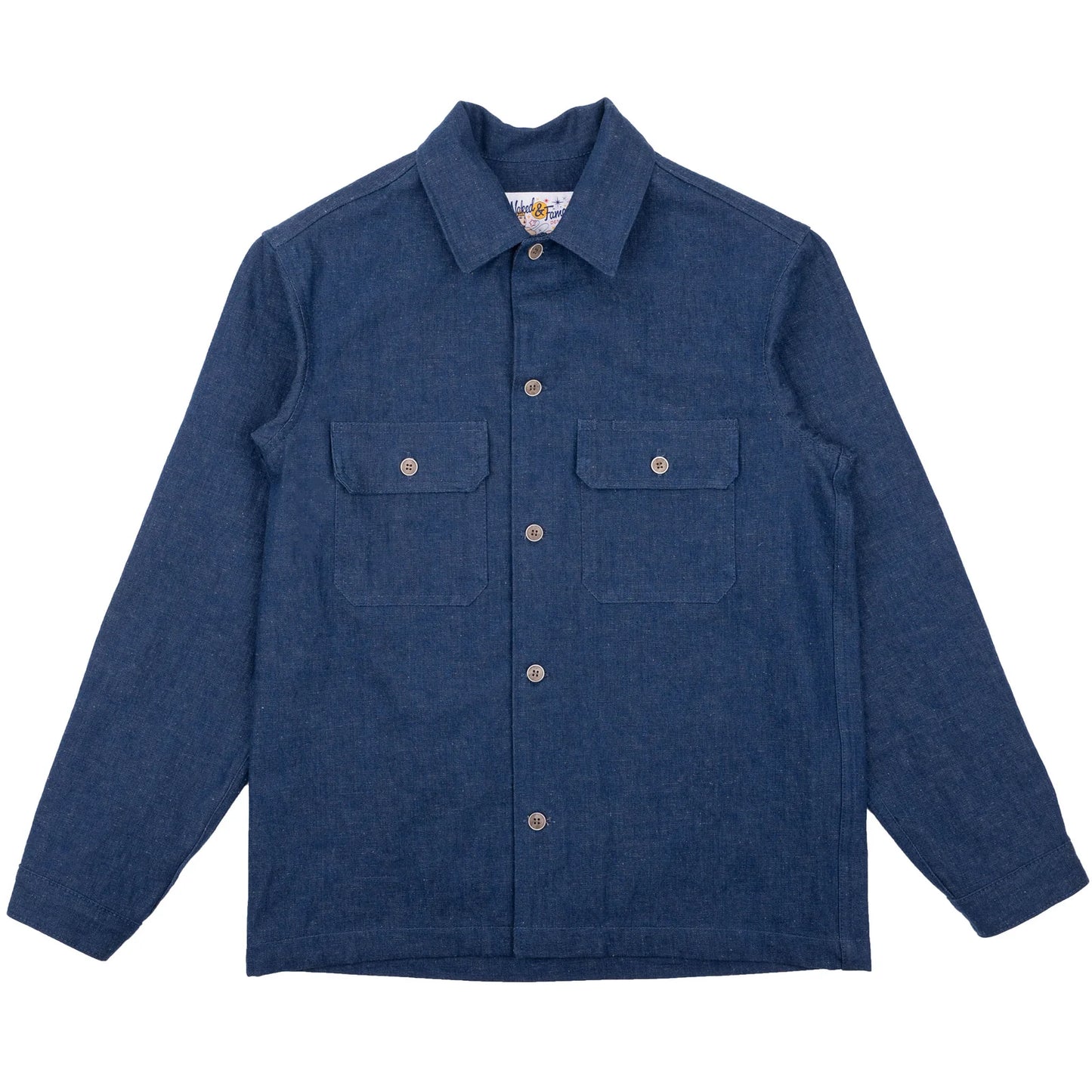 Work Shirt in 2x1 Nep Dungaree Denim
