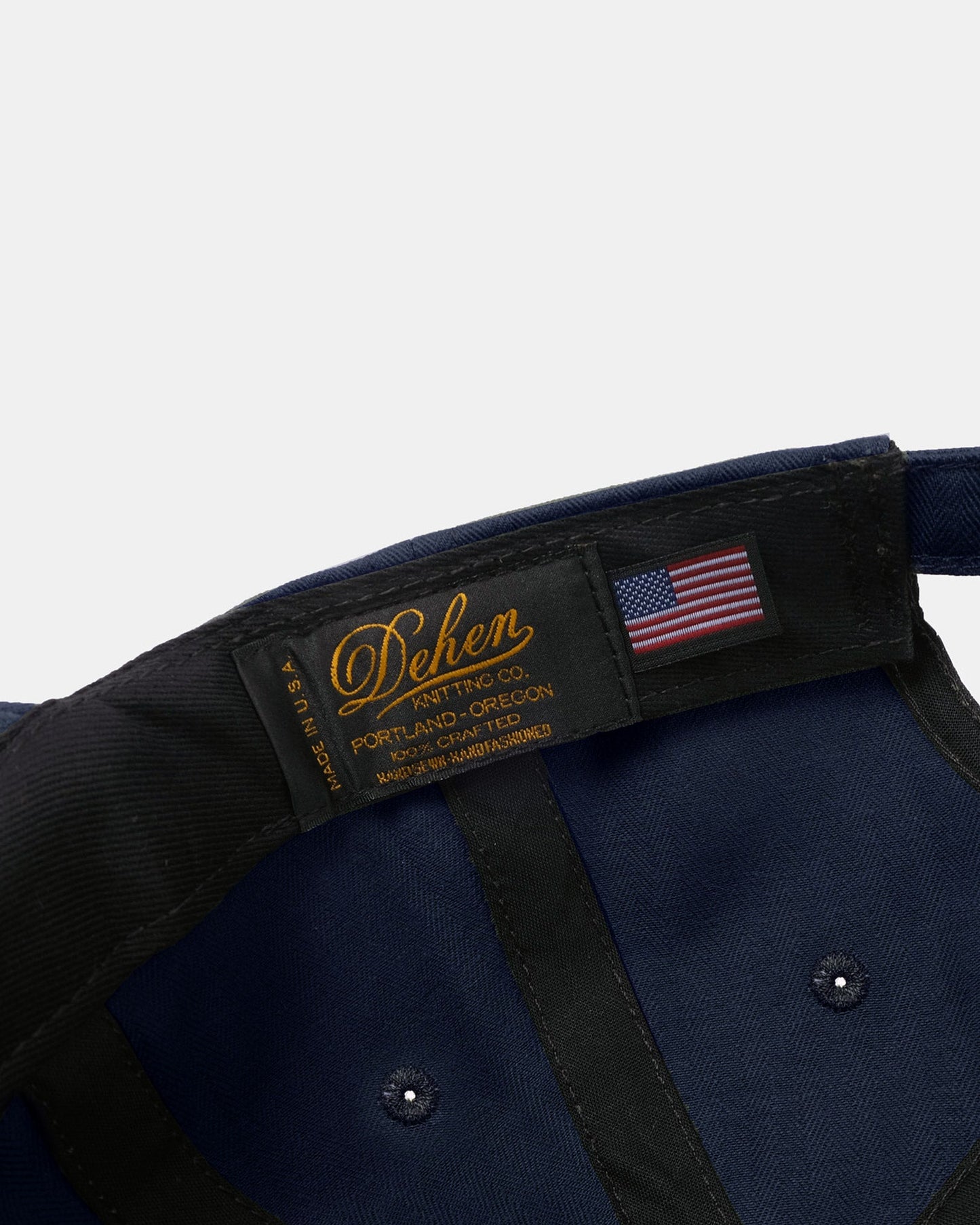 Baseball Hat in Regal Blue Dry Wax Canvas