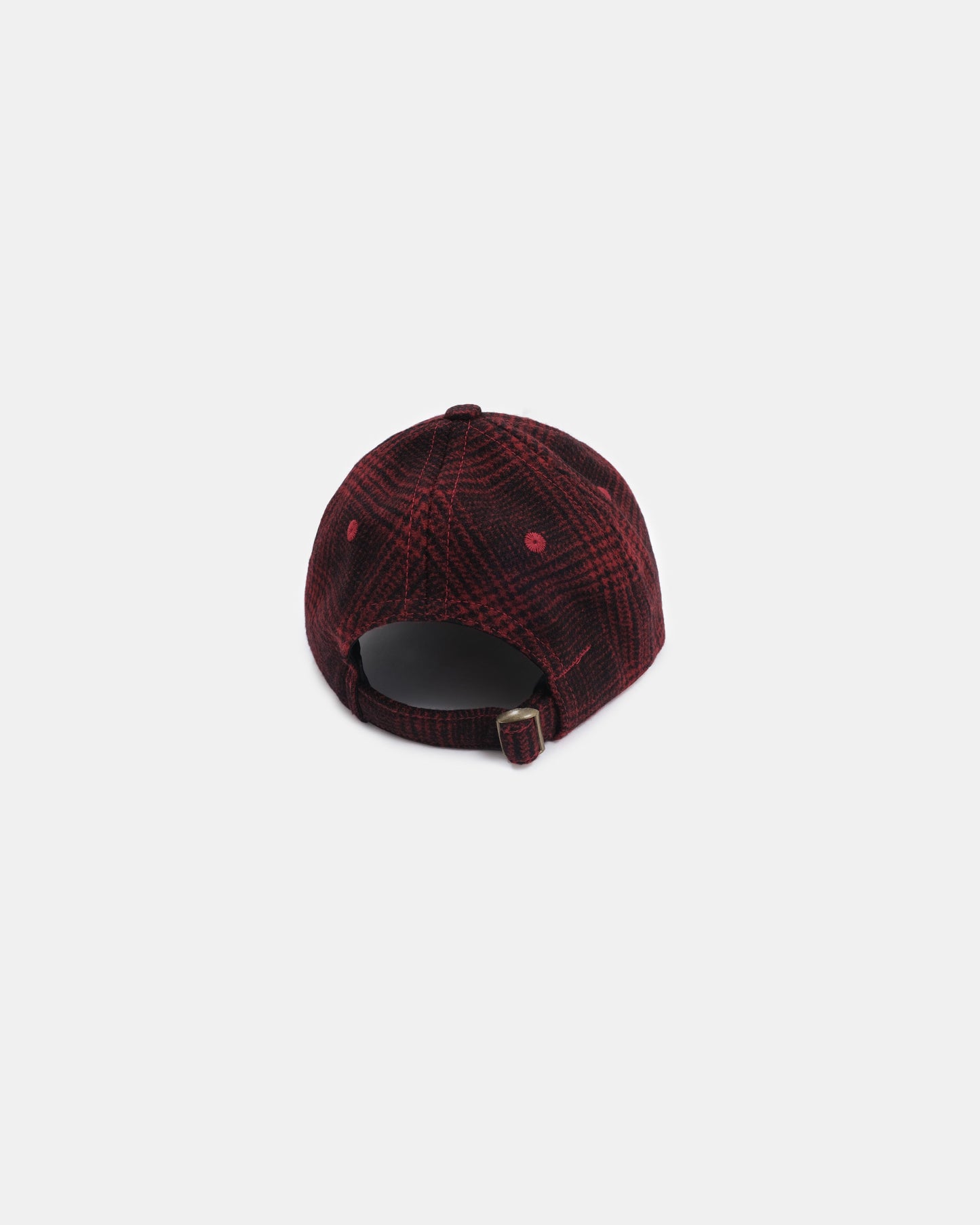 Baseball Hat in Canyon Plaid Melton Wool