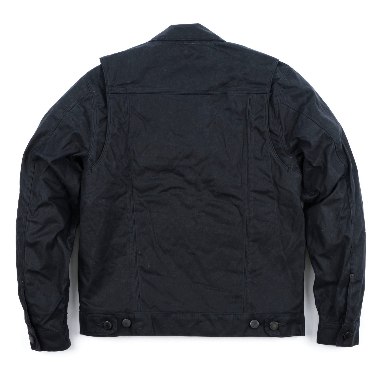Waxed Riders Jacket in Black