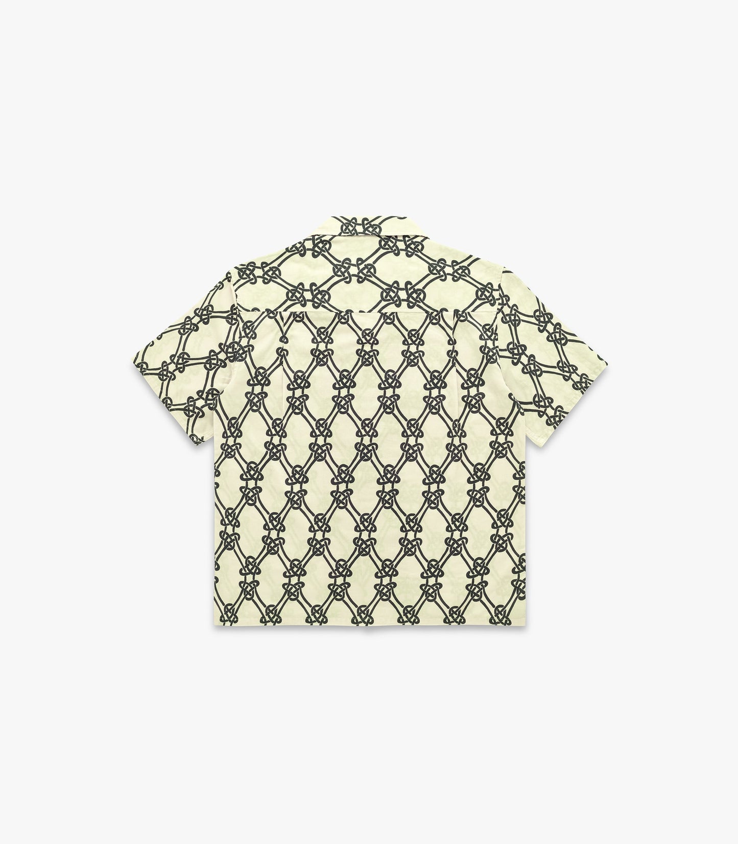 Knot Panama Cotton Shirt in Bone