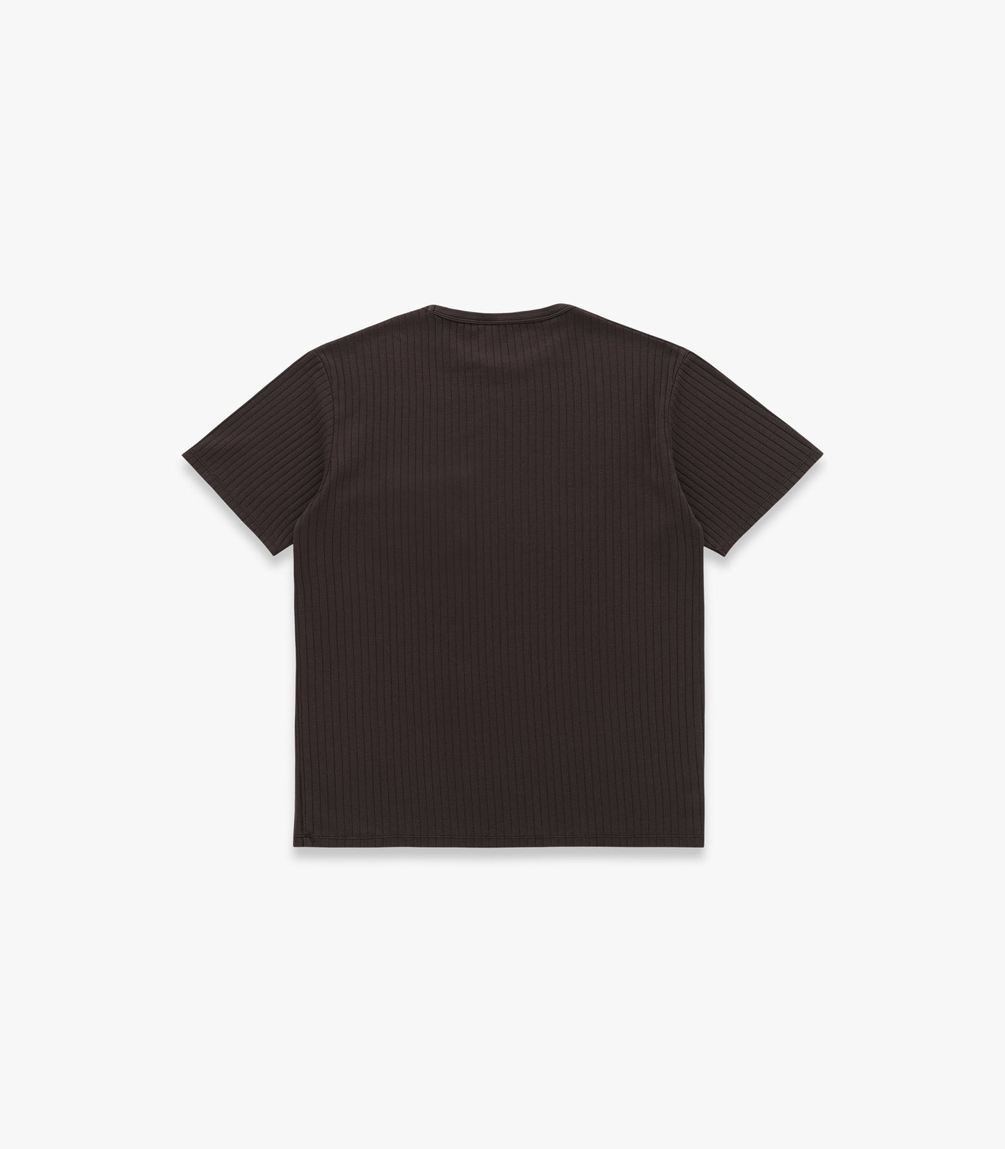 Rib Pocket T-Shirt in Brown