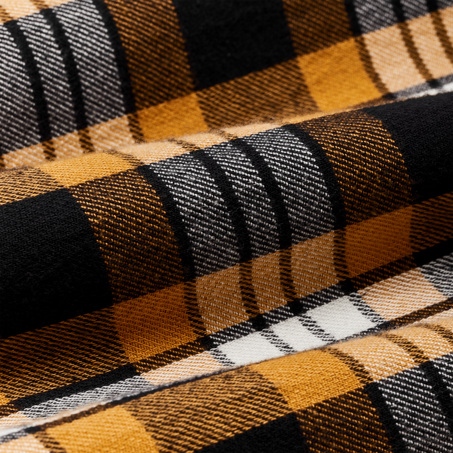 The Rangeland Flannel Shirt in Yellow / Faded Black Plaid