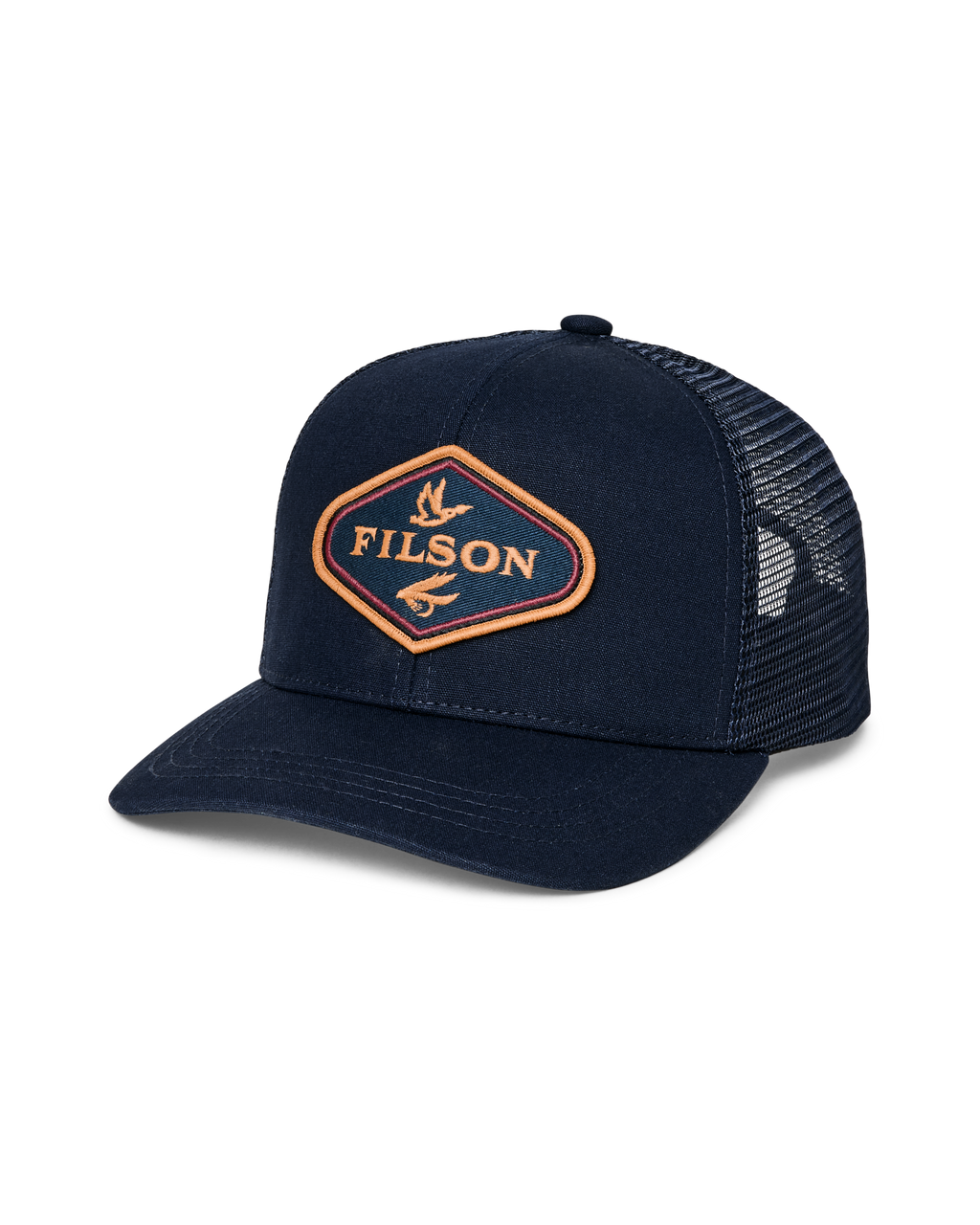 Logger Mesh Cap in Navy Fowl Fly