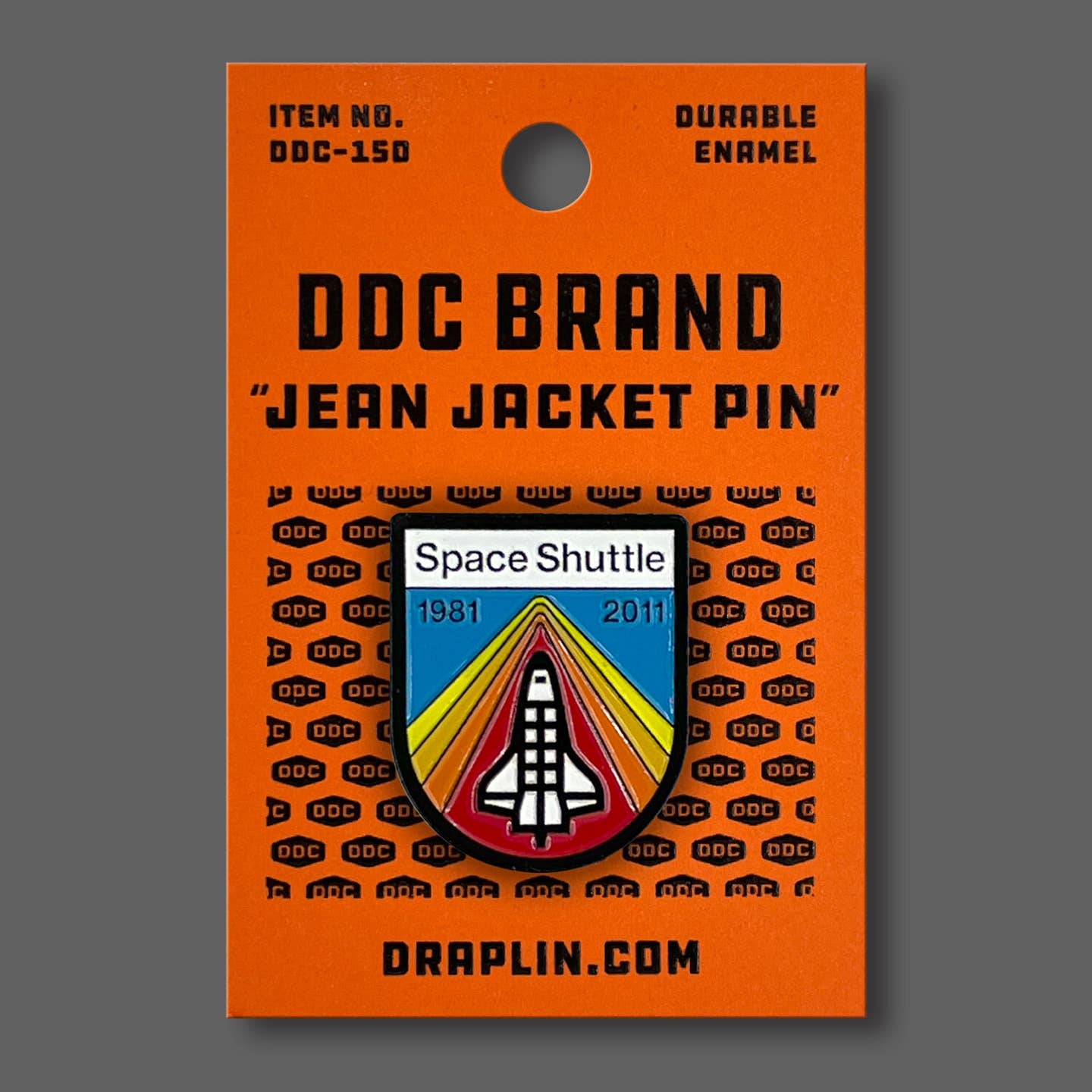 DDC-090 Space Shuttle Durable Enamel Jean Jacket Pin