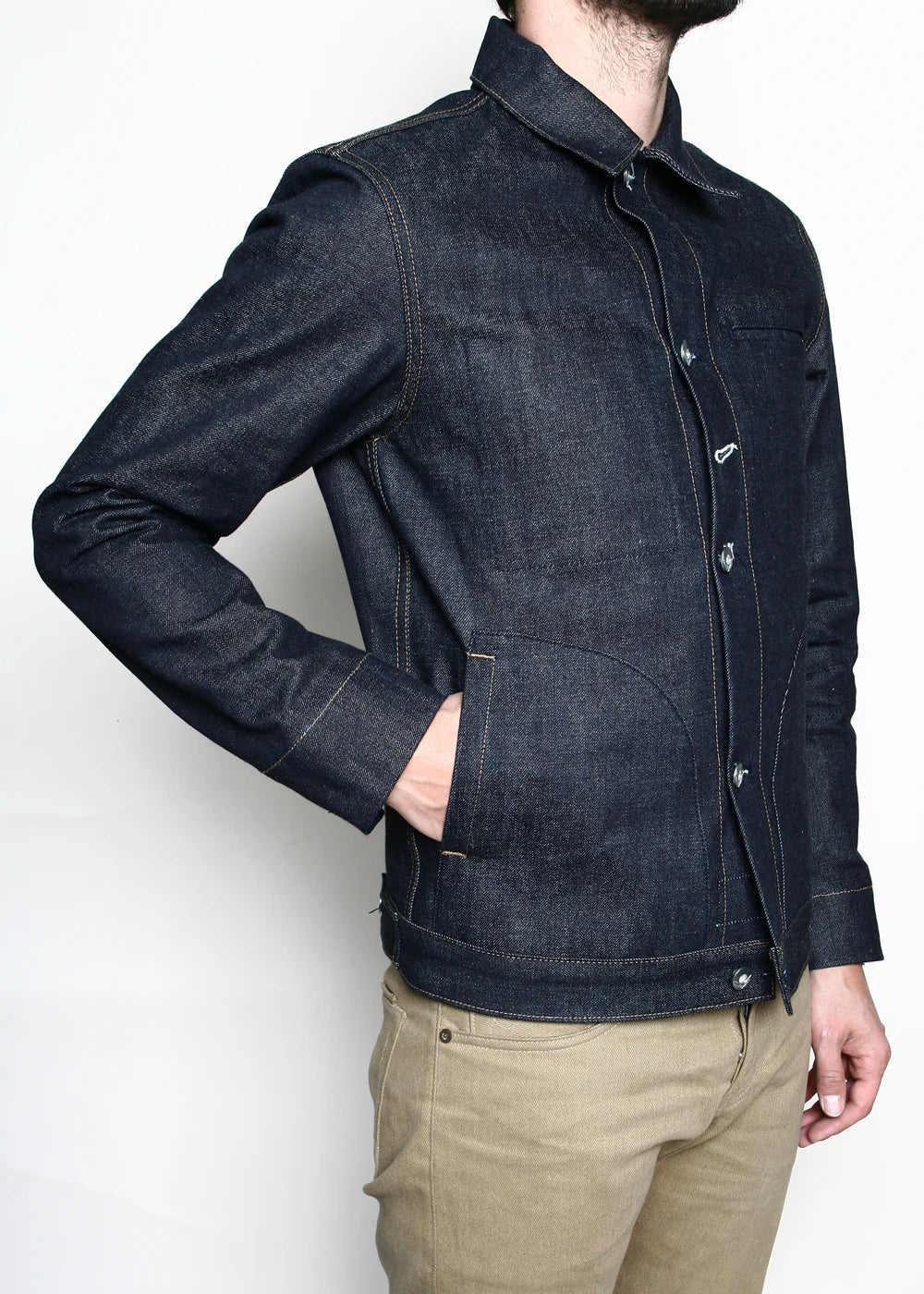 Supply Jacket in 15oz Indigo Selvedge
