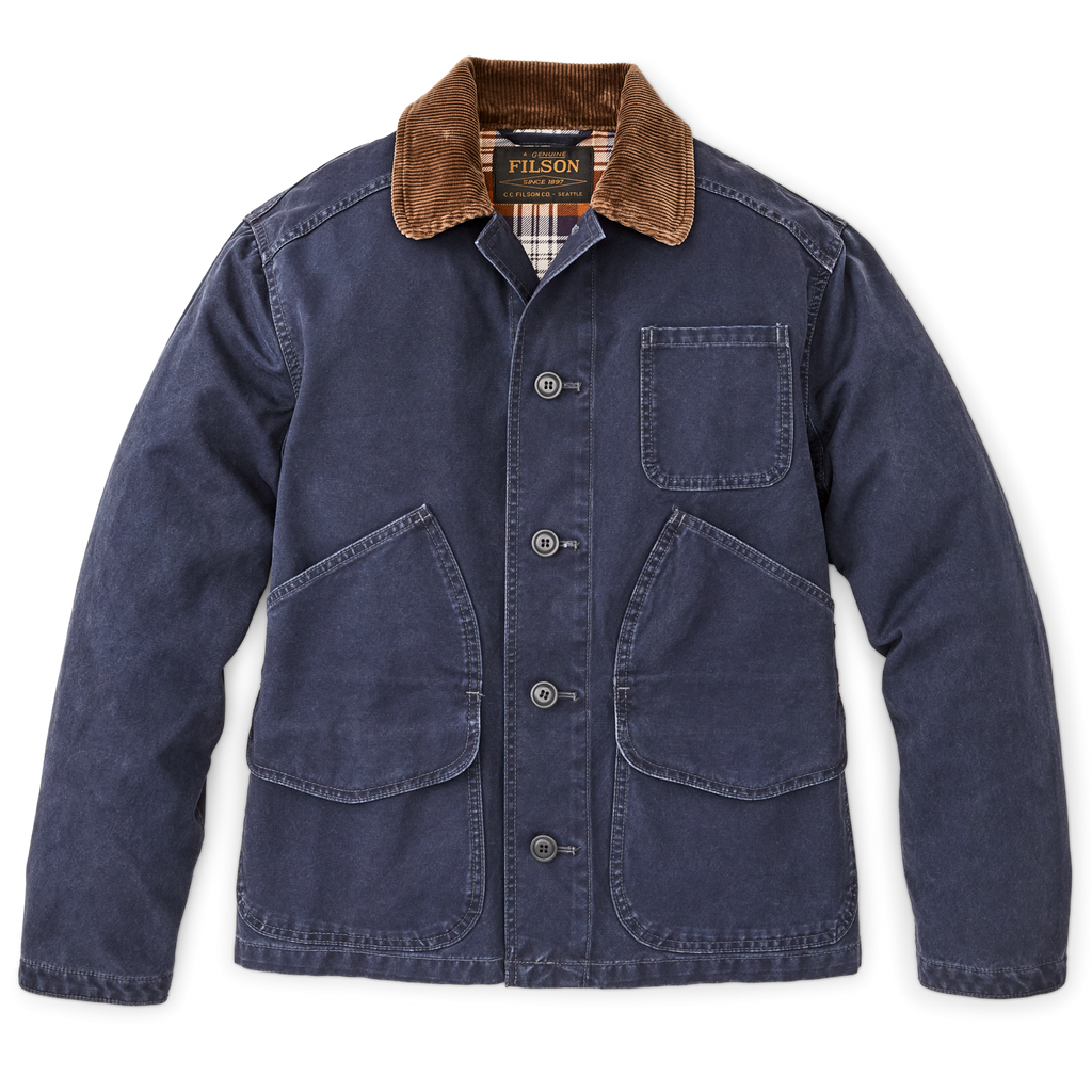 Canvas Outfitter Jacket in Blue Mussel