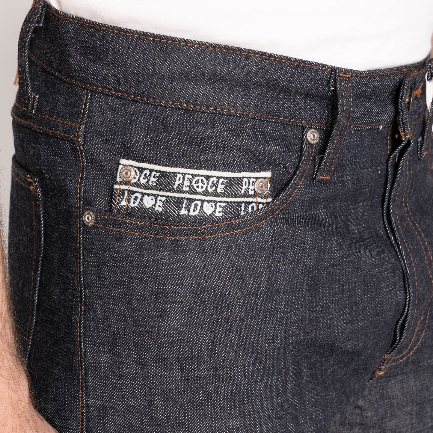 True Guy in Love & Peace Selvedge