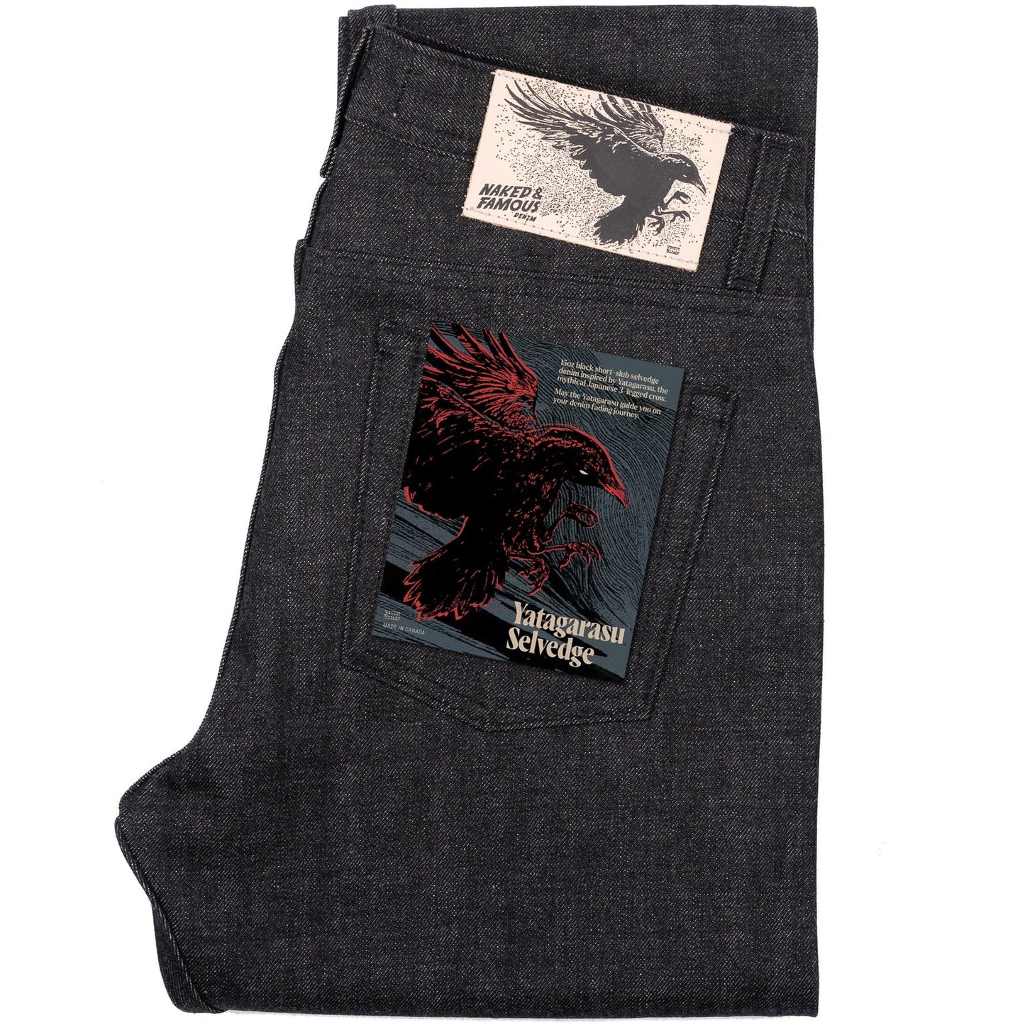 Weird Guy in Black Yatagarasu Selvedge