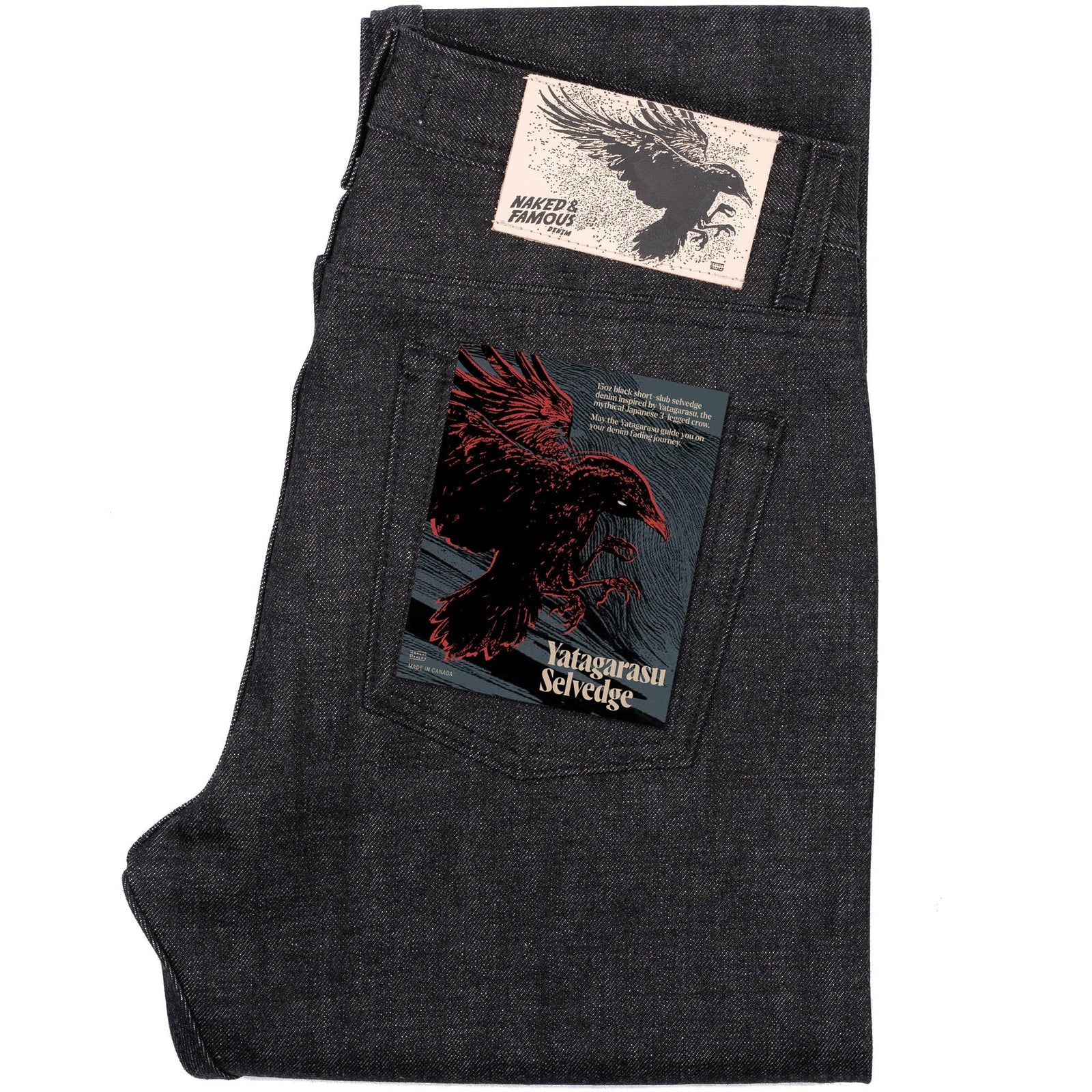Weird Guy in Black Yatagarasu Selvedge