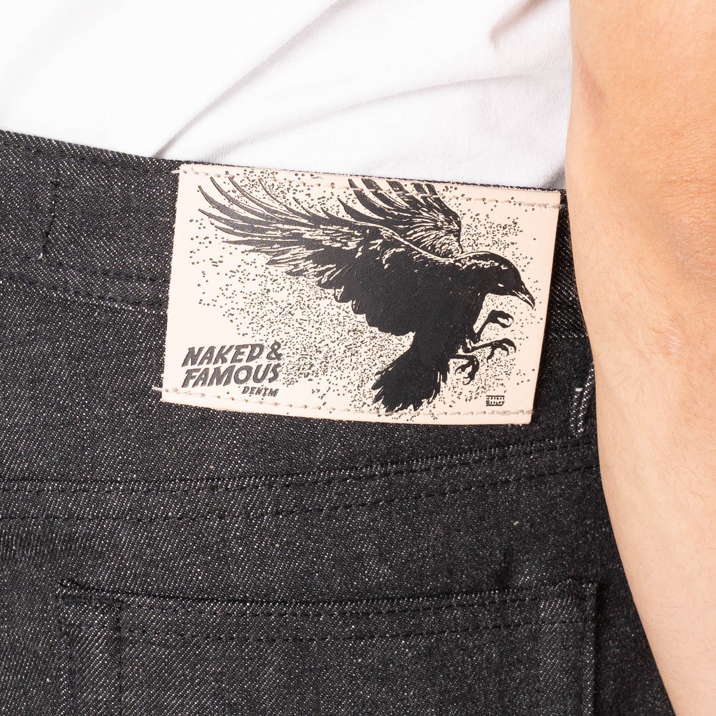 Weird Guy in Black Yatagarasu Selvedge