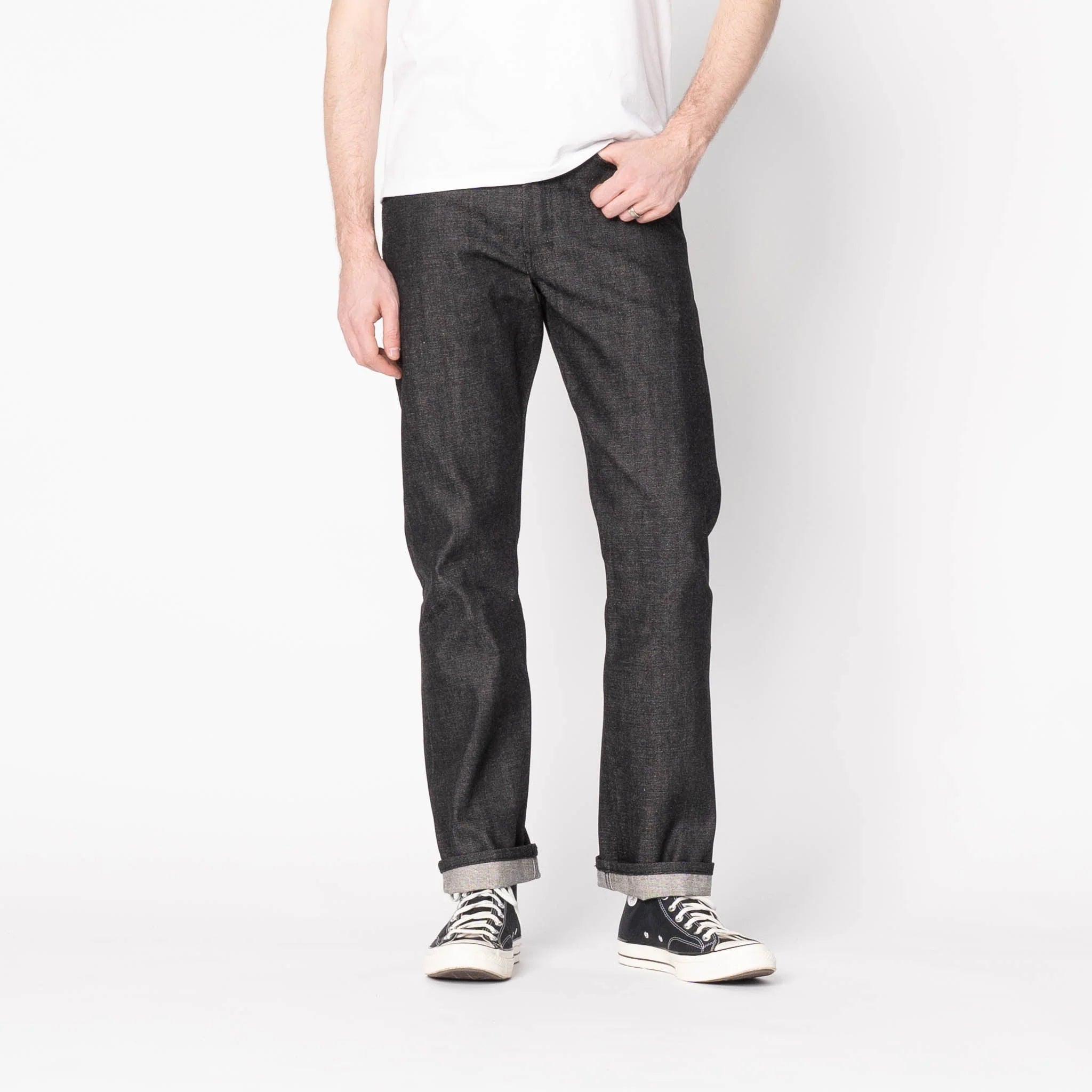 True Guy in Black Yatagarasu Selvedge