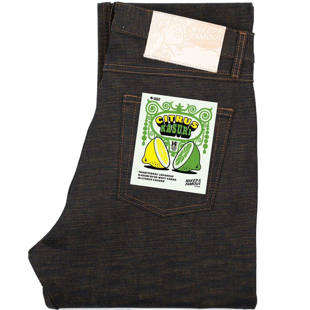 #PH-P3135533 Naked and Famous Denim Super Guy in Citrus Kasuri