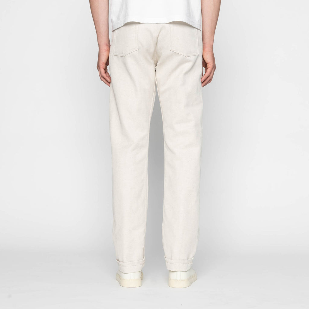 True Guy in Tabi Selvedge in Off White