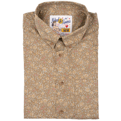 Easy Shirt in Cinnamon Bell Flowers