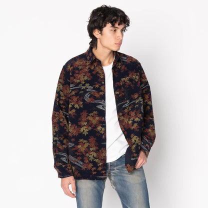 True Shirt in Navy Printed Autumn