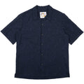 Aloha Shirt in Navy Jungle Jacquard