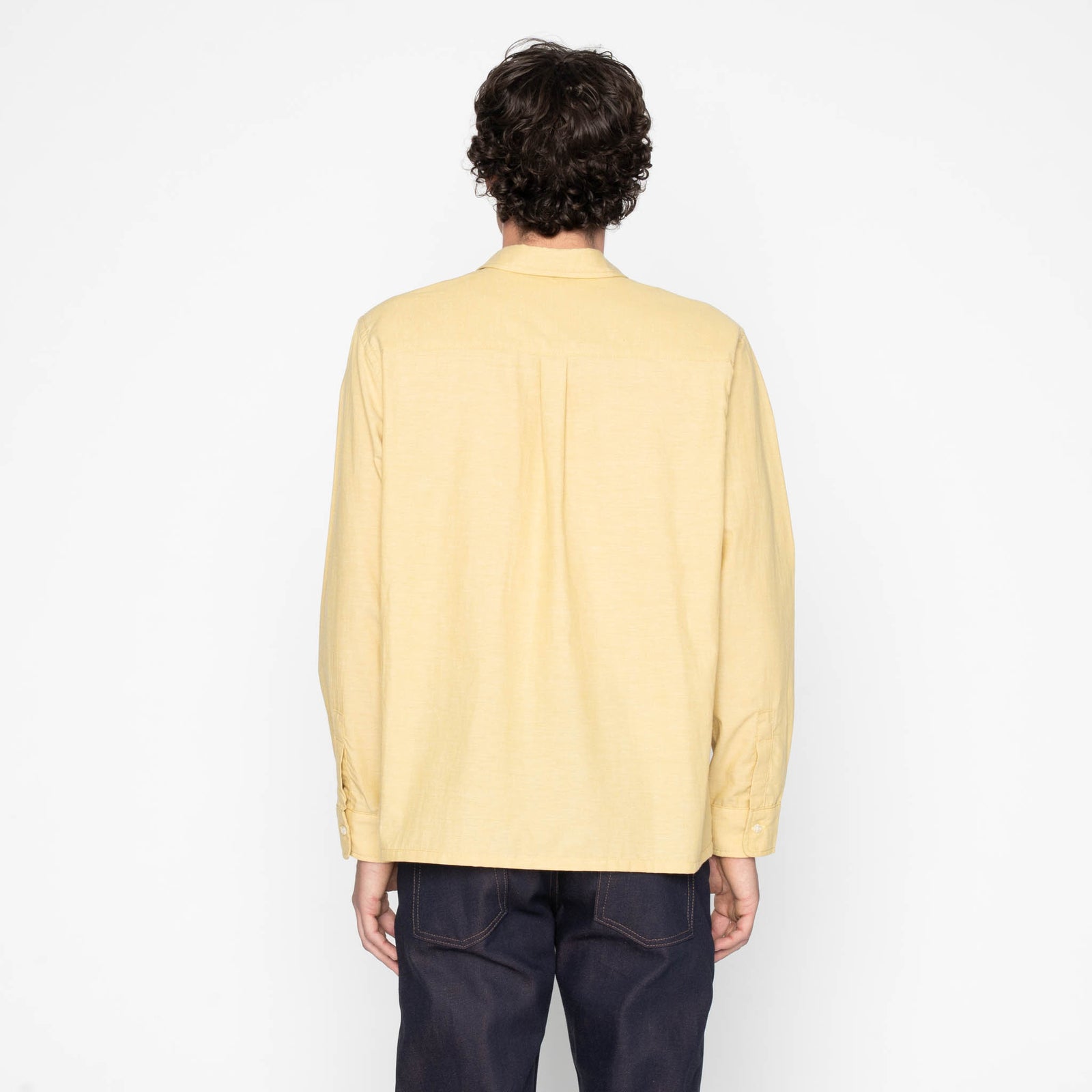 True Shirt in Yellow Selvedge Chambray