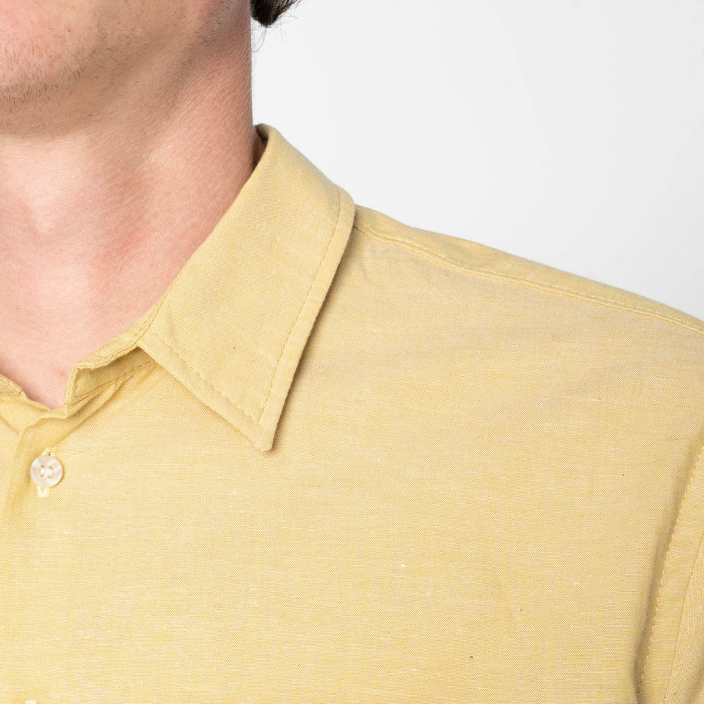 True Shirt in Yellow Selvedge Chambray