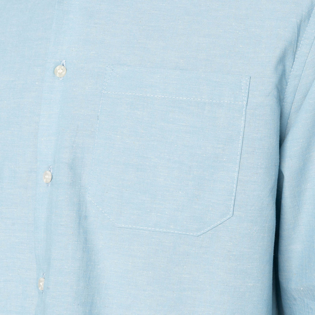 True Shirt in Pale Blue Selvedge Chambray