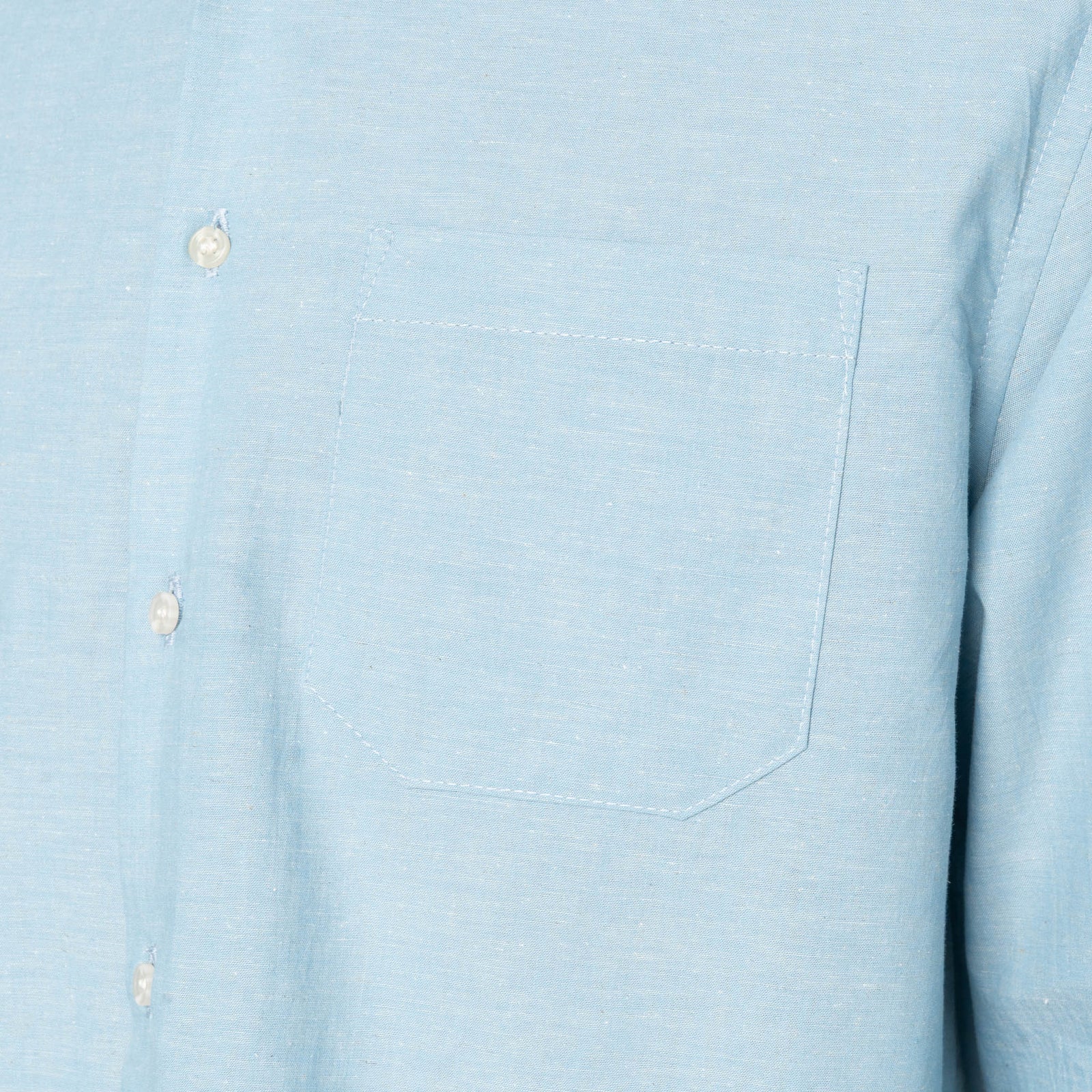 True Shirt in Pale Blue Selvedge Chambray