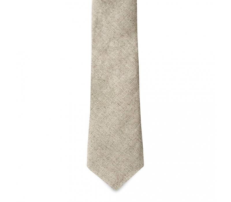 The Cinnamon Kiwi Linen Tie