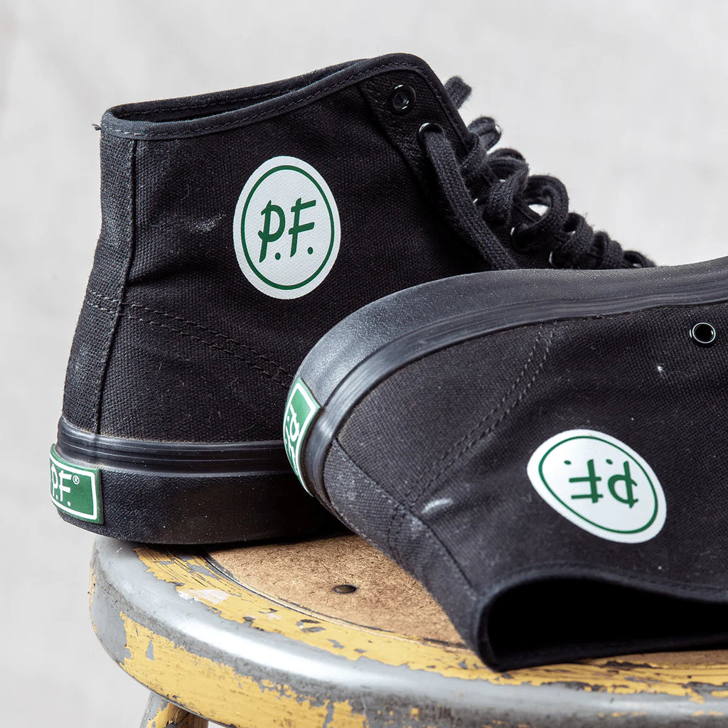 1993 Center High-Top in Black Canvas