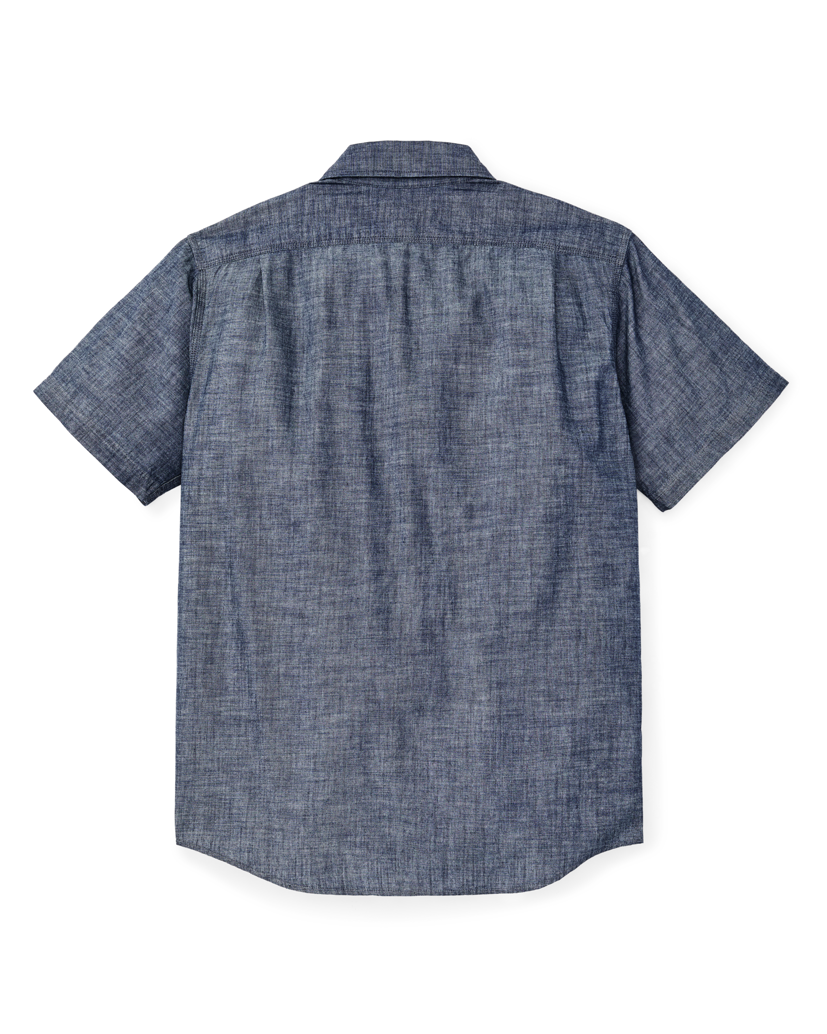 Short Sleeve Chambray Shirt in Vintage Fade