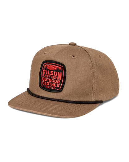 Trucker Cap in Light Brown Filson Patch