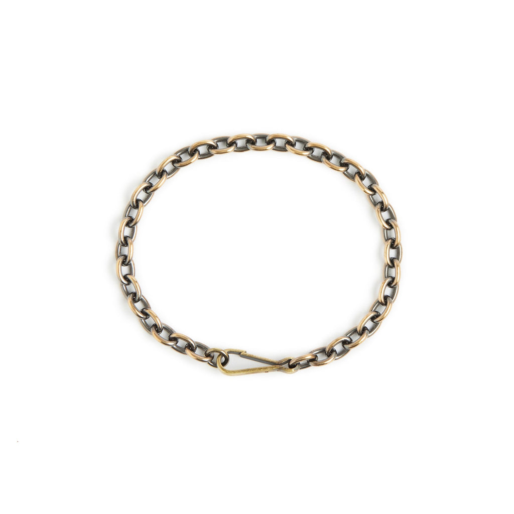 Service Bracelet in Work Patina Brass