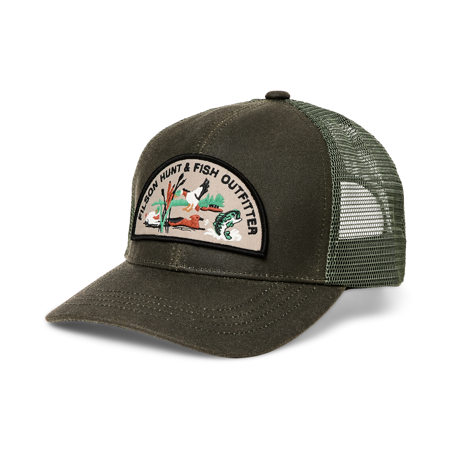 Logger Mesh Cap in Otter Green Hunt & Fish