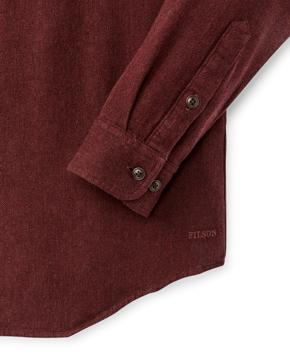 Rustic Flannel Shirt in Port Heather
