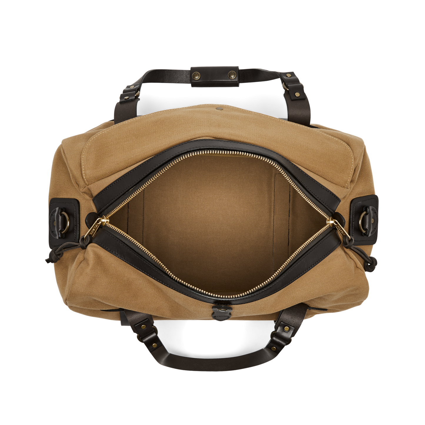 Medium Rugged Twill Duffle Bag in Tan