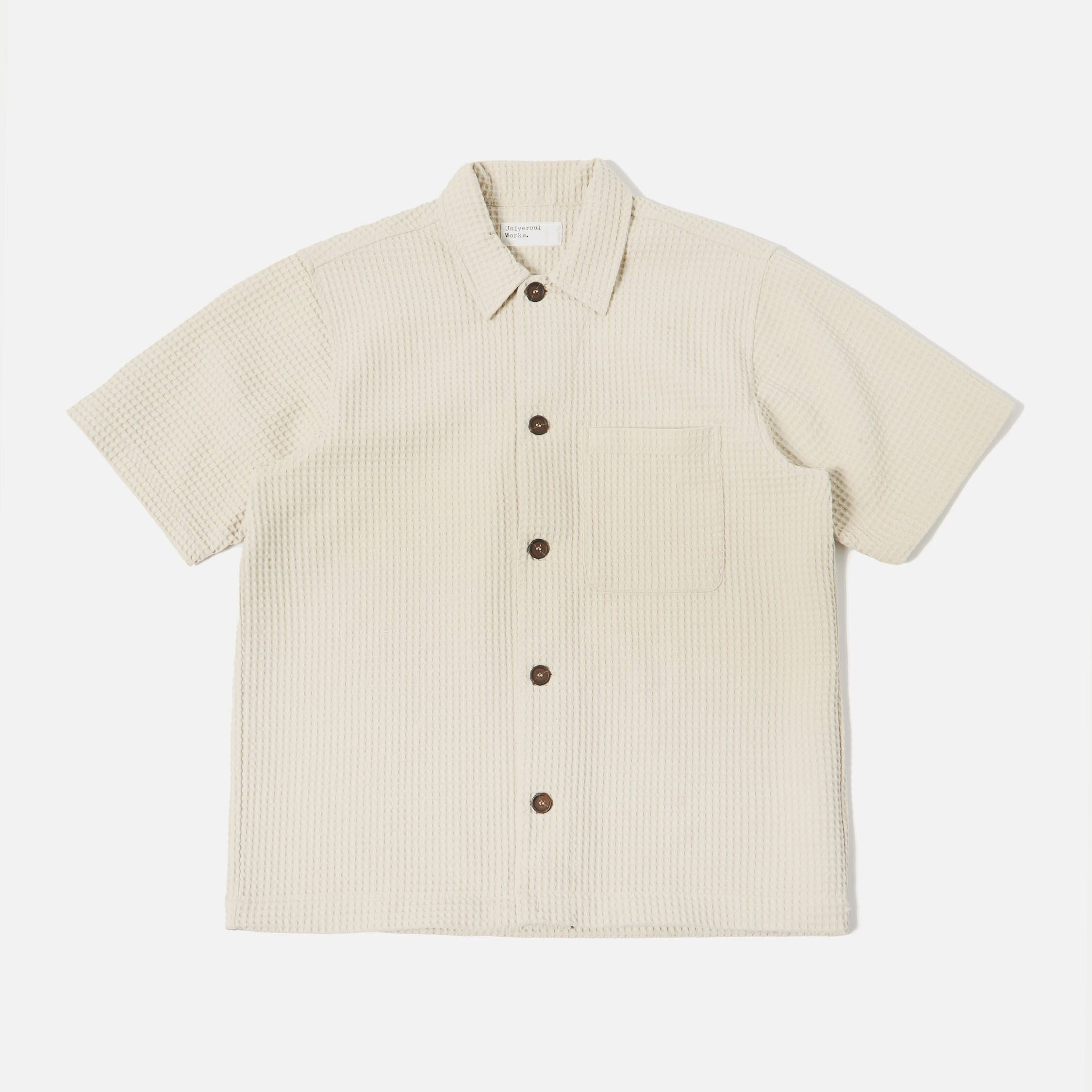 Tech Overshirt in Driftwood Pike Waffle