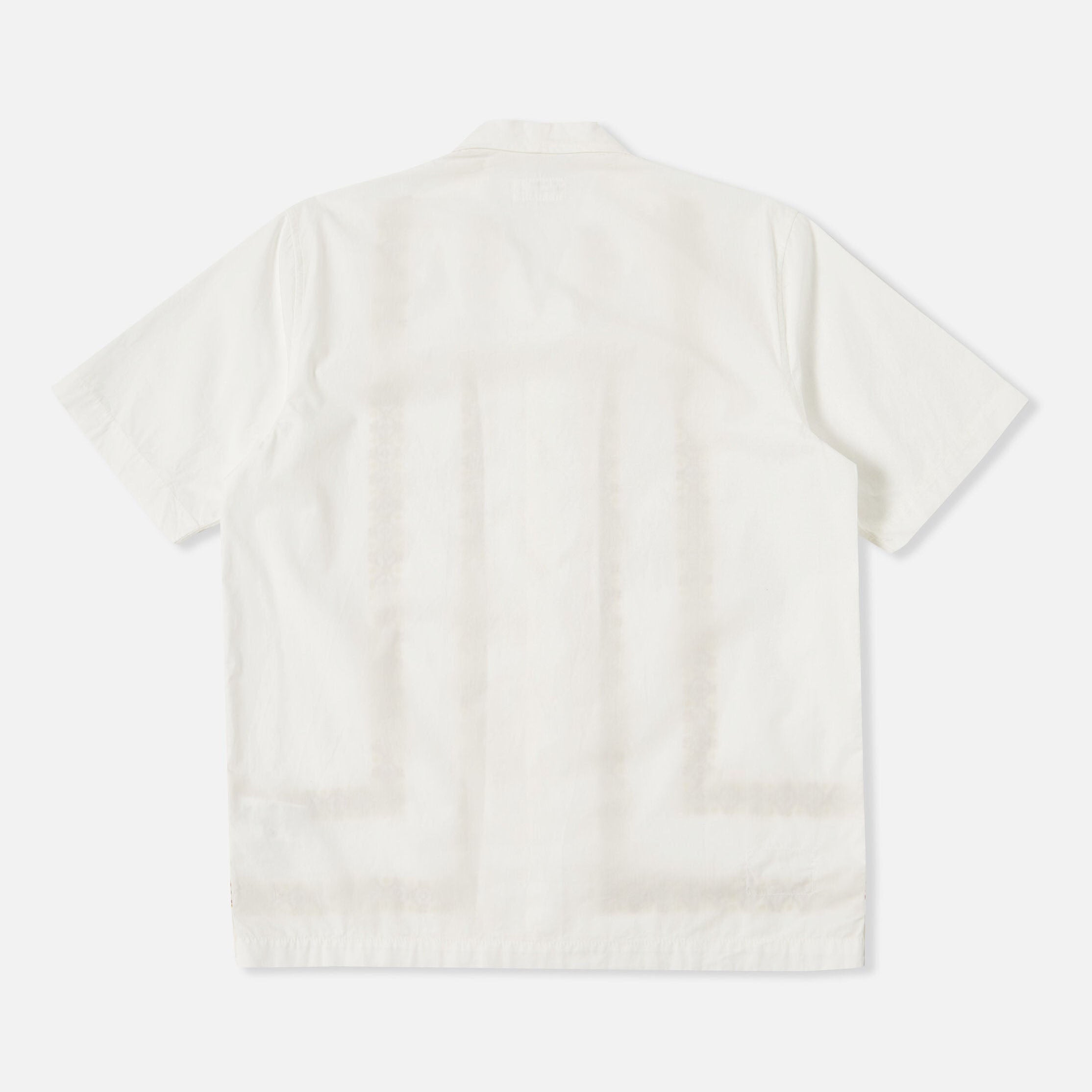 Minari Shirt In Ecru Embroidered Organic Poplin