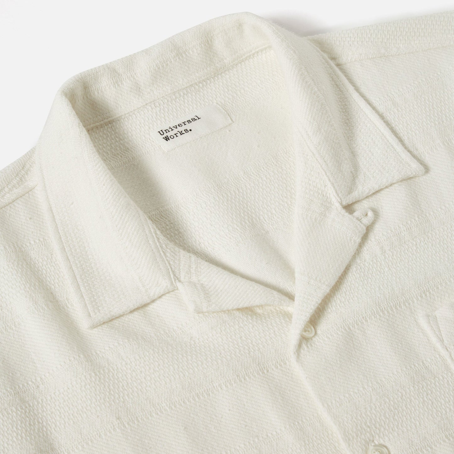 Road Shirt In White Tipzzi Stripe