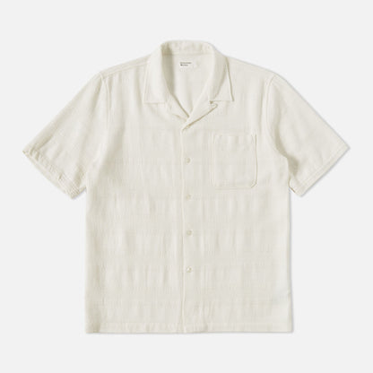 Road Shirt In White Tipzzi Stripe