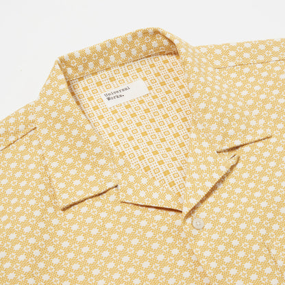 Road Shirt In Yellow Tile 3 Cotton