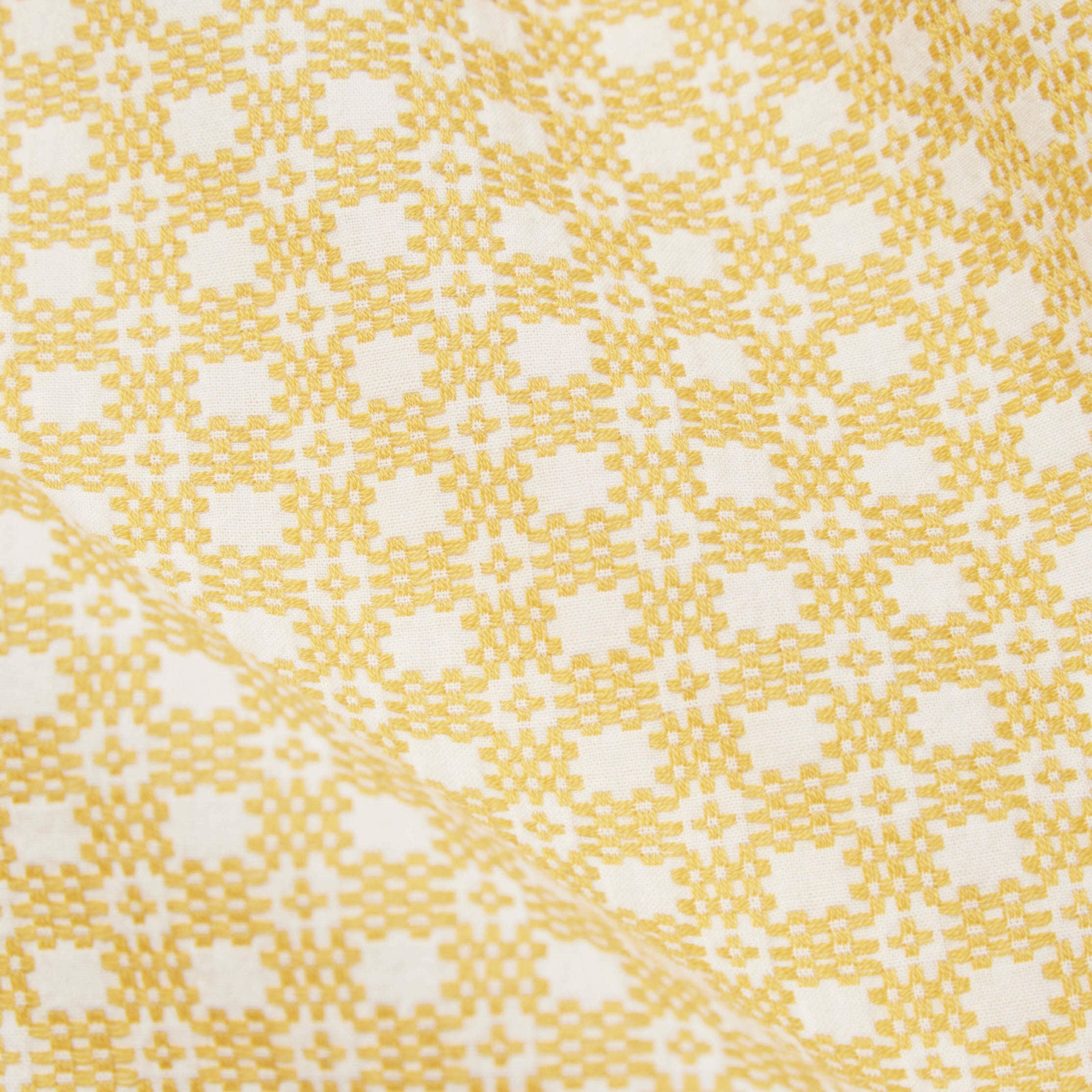 Road Shirt In Yellow Tile 3 Cotton