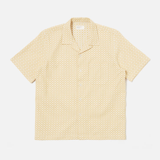 Road Shirt In Yellow Tile 3 Cotton