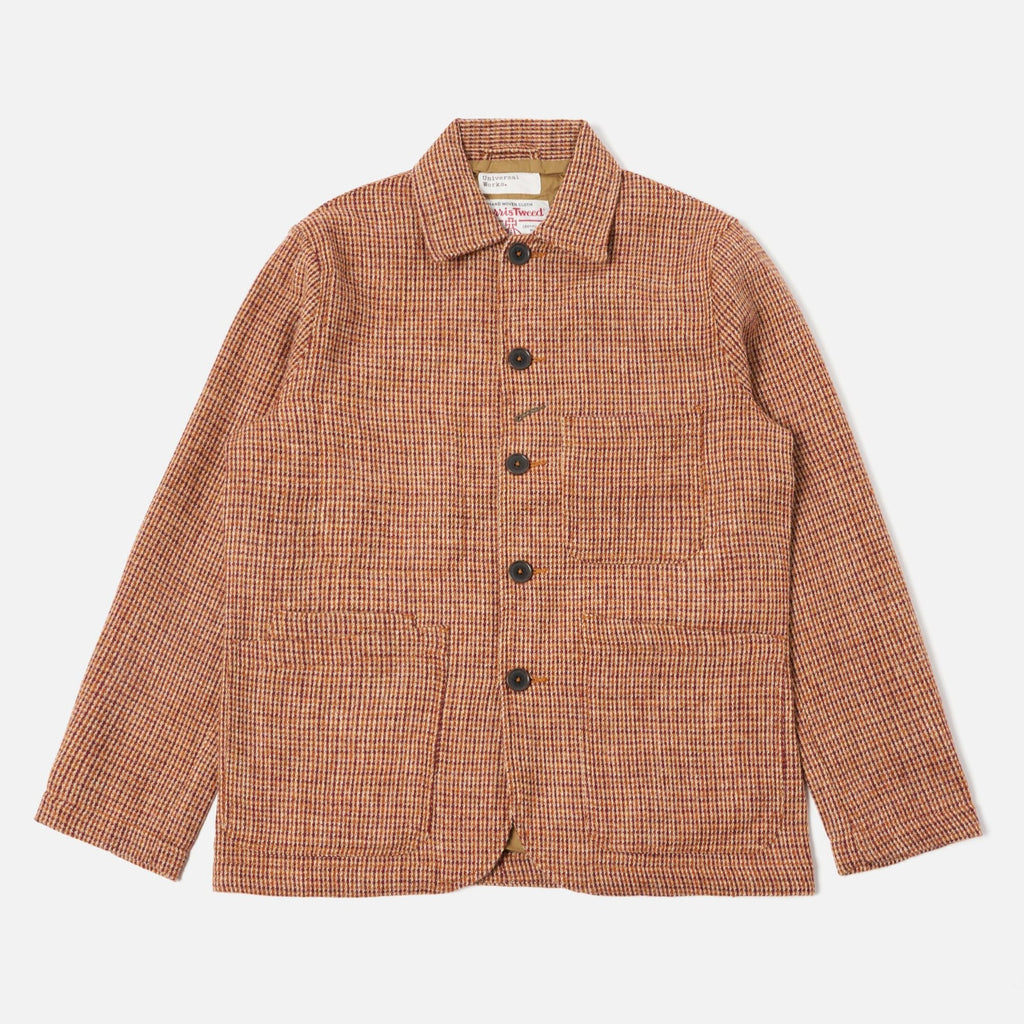 Baker's Jacket in Rust Harris Tweed