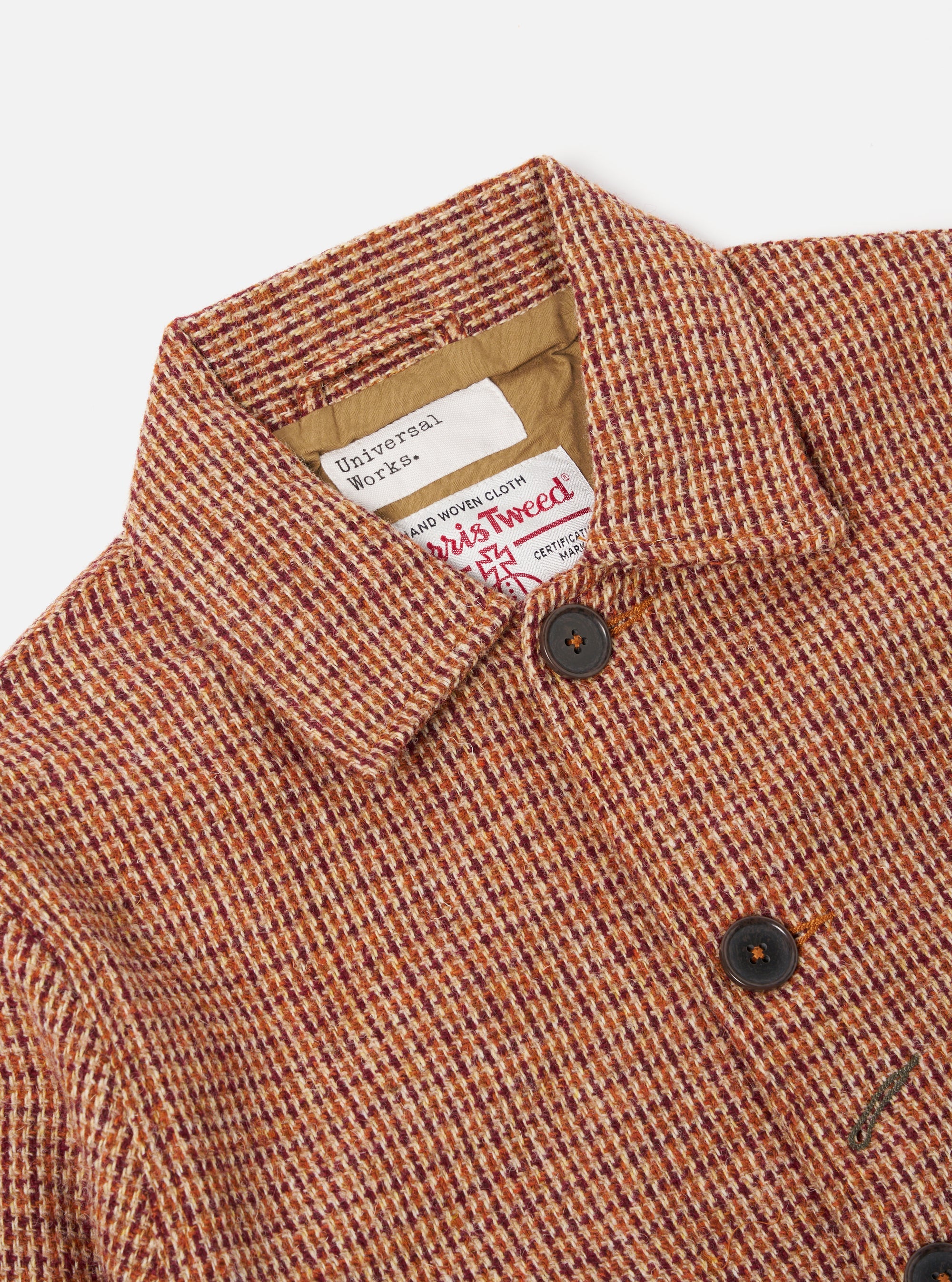 Baker's Jacket in Rust Harris Tweed