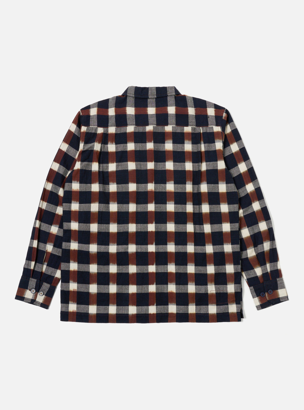 Utility Shirt in Check Ikat