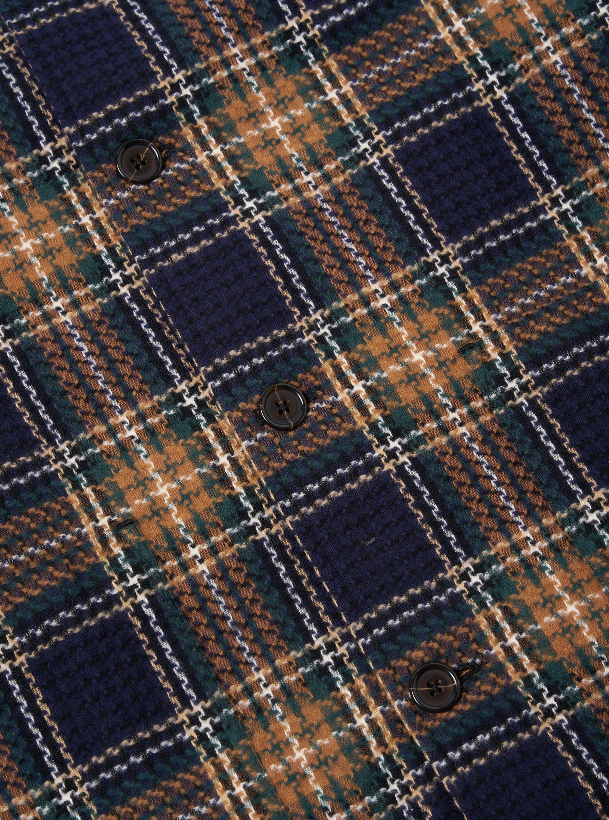 Easy Jacket in Navy & Green Check