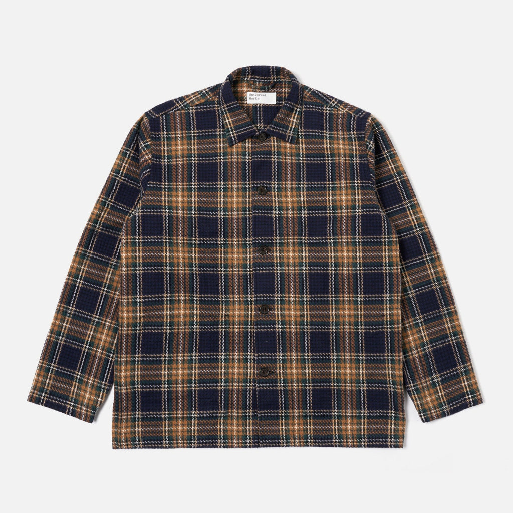 Easy Jacket in Navy & Green Check