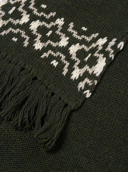 Wool Scarf in Olive