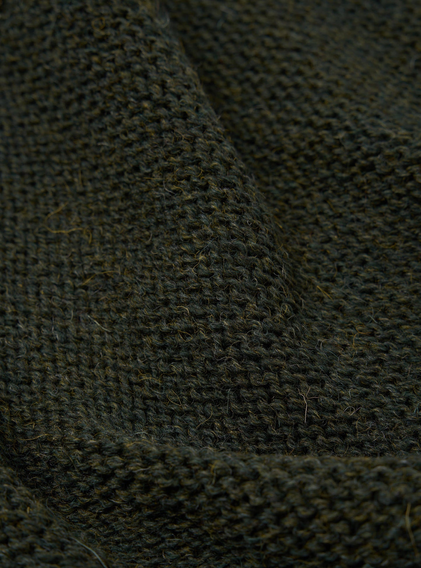 Wool Scarf in Olive