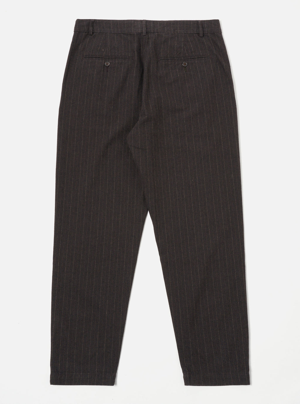 Military Chino in Brown Pinstripe