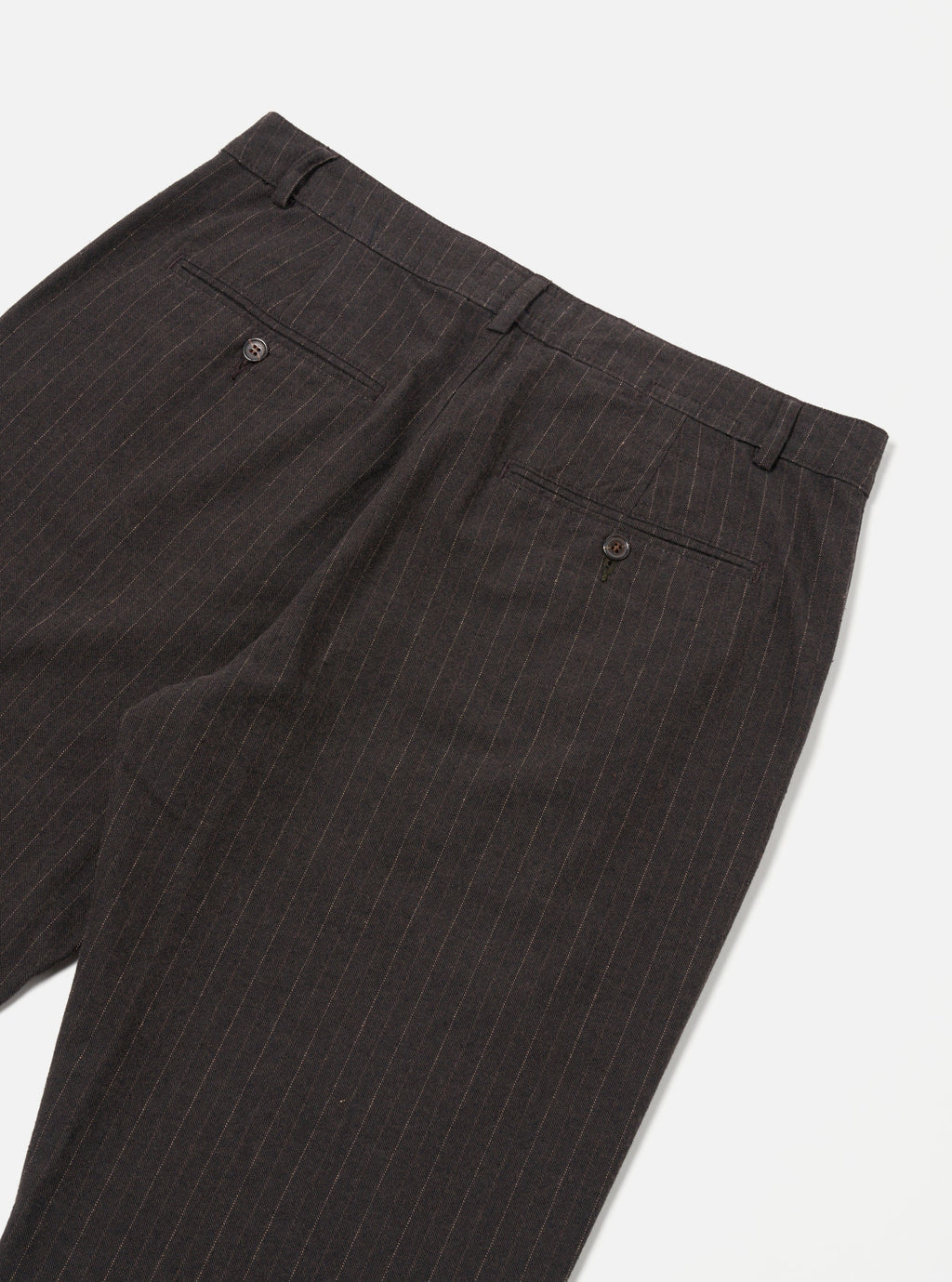 Military Chino in Brown Pinstripe